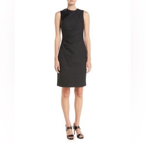 Elie Tahari Raphaella Side-Ruched Sheath Dress